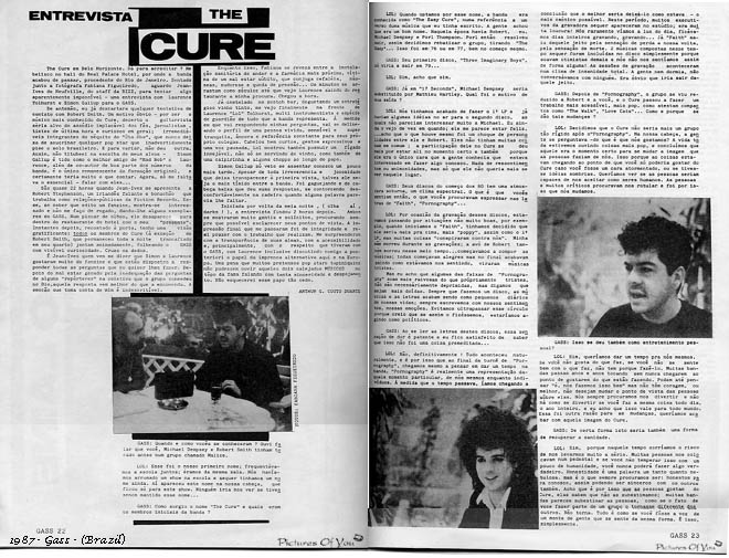The Cure Brasil Fórum - Robert Smith, Lol Tolhurst e Simon Gallup / The  Cure